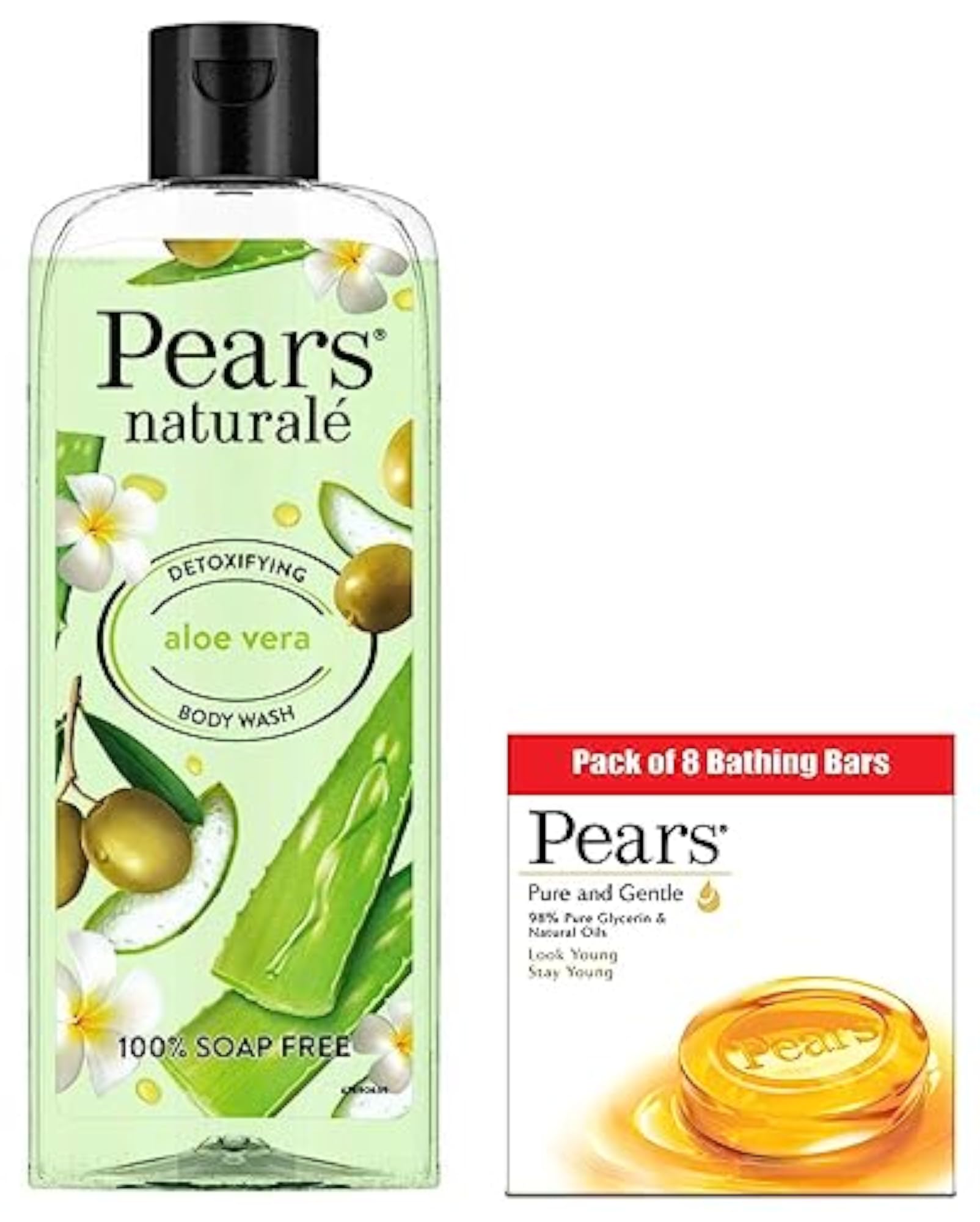 Pure And Gentle Bathing Bar 125g Pack of 8